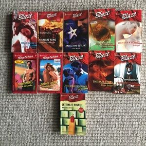 Harlequin Blaze romance paperback books